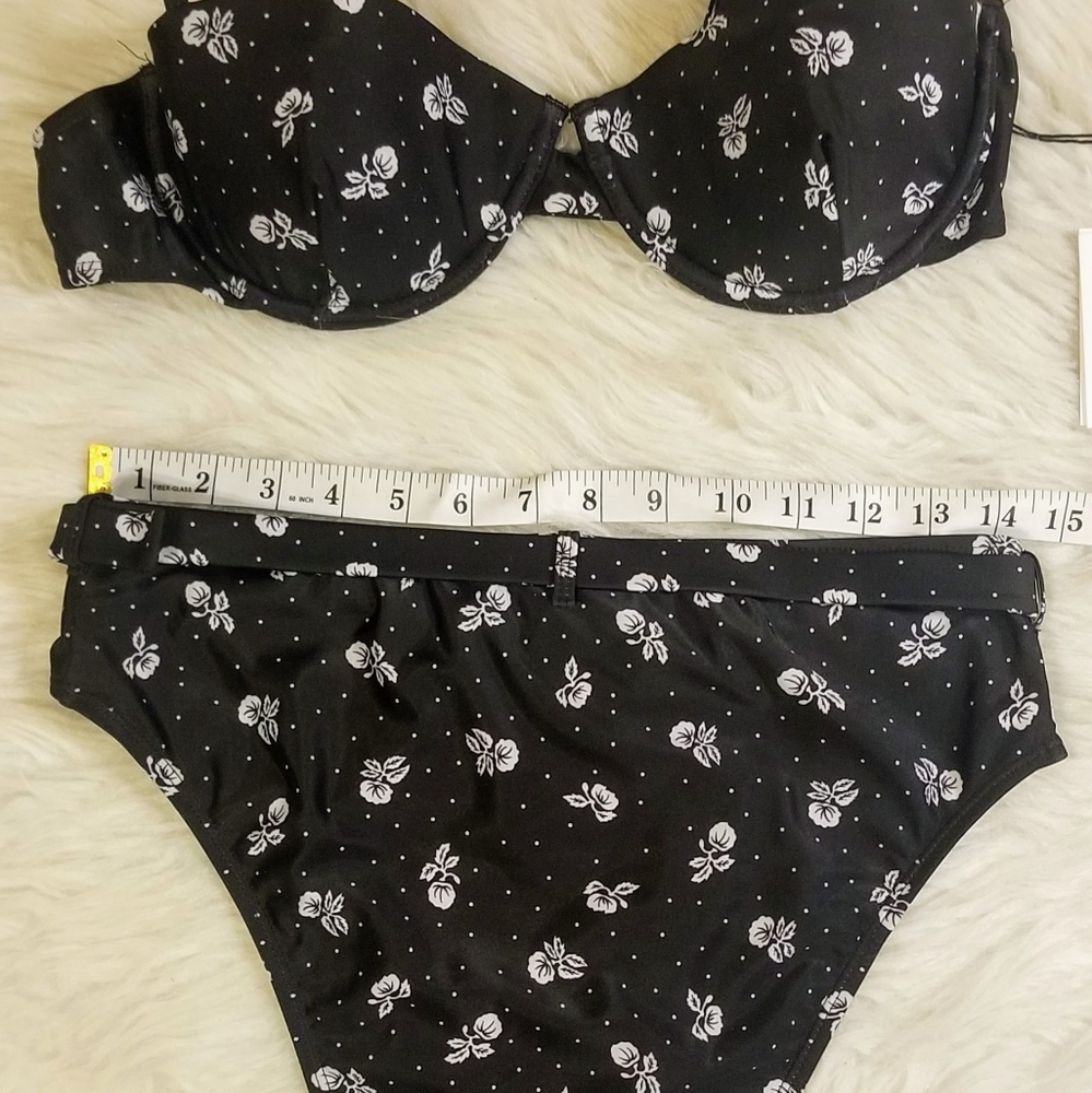 ONIA Floral Retro High Waisted Bikini Set - Picture 5 of 10